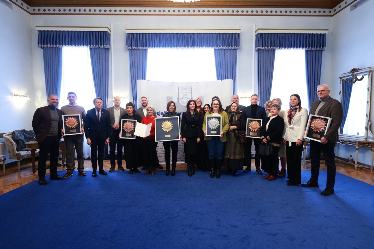  Dobitnici nagrade SUNCOKRET ruralnoga turizma na prijemu kod županice Tramišak 
