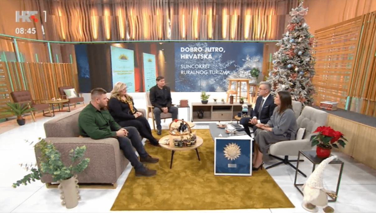 SUNCOKRET ruralnoga turizma u emisiji „Dobro jutro, Hrvatska!“