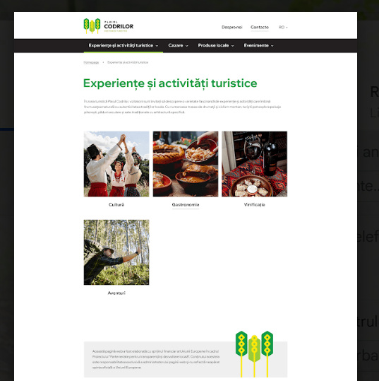 Digital platform for the promotion of tourist destinations and for selling services and goods