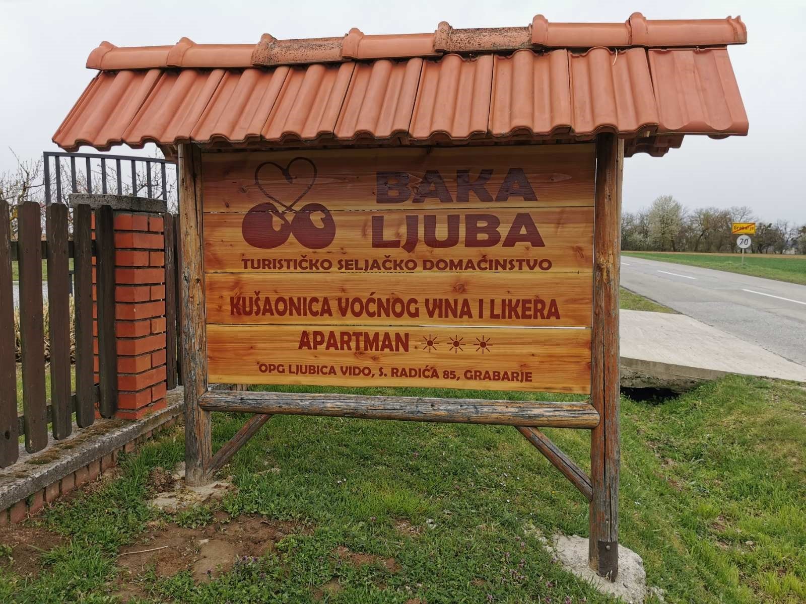 Turističko seljačko domaćinstvo Baka Ljuba