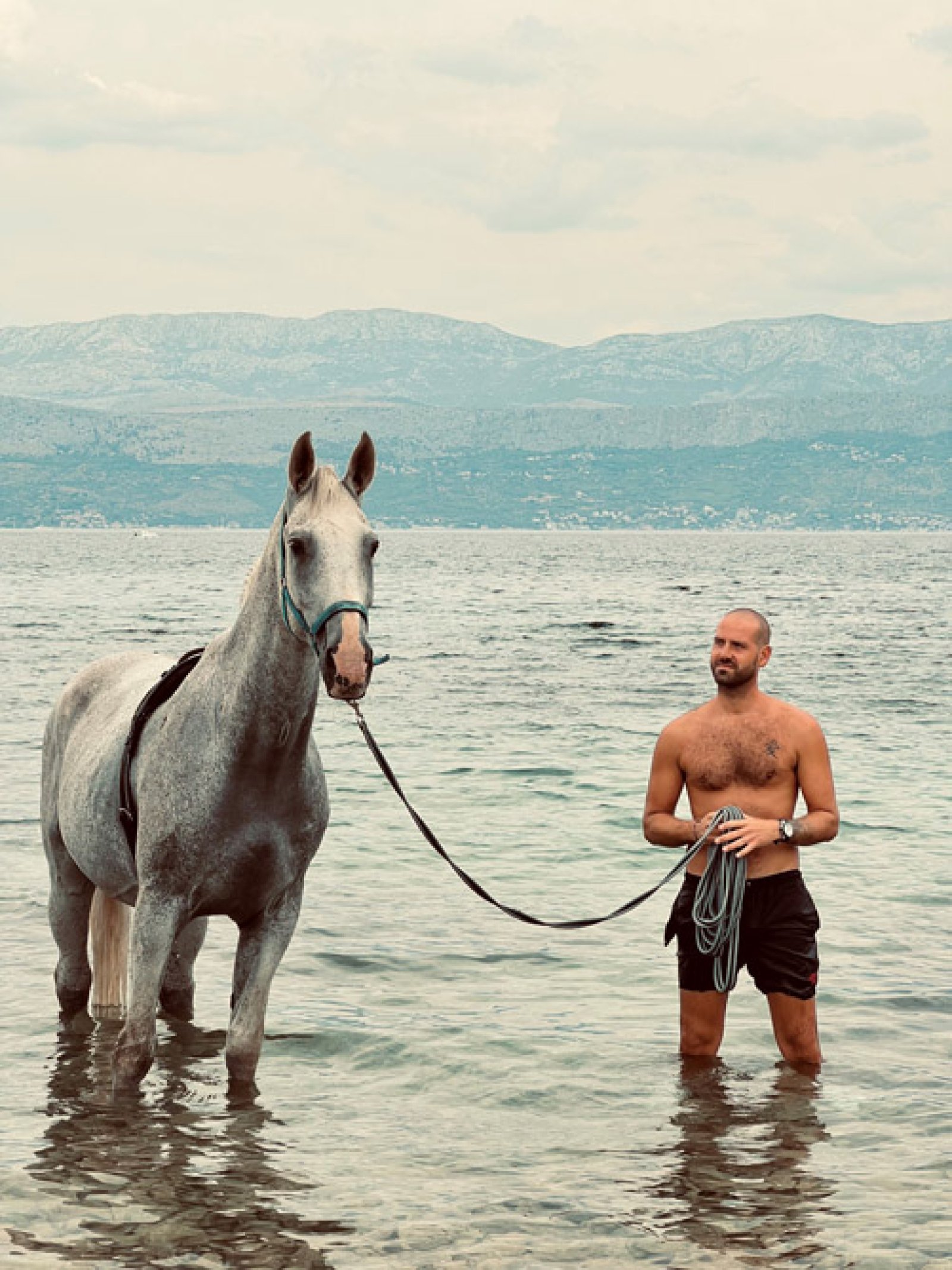 WILD BRAČ- Teretnsko jahanje i kupanje s konjima u moru